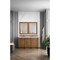 James Martin Vanities Bristol 60in Double Vanity, Saddle Brown w/ 3 CM Ethereal Noctis Quartz Top 157-V60D-SBR-3ENC - alternate 2